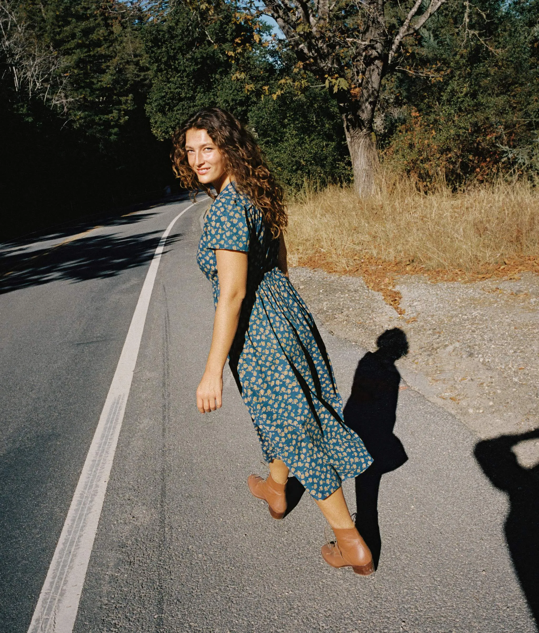 The Dawn Dress | Navy Poppy
