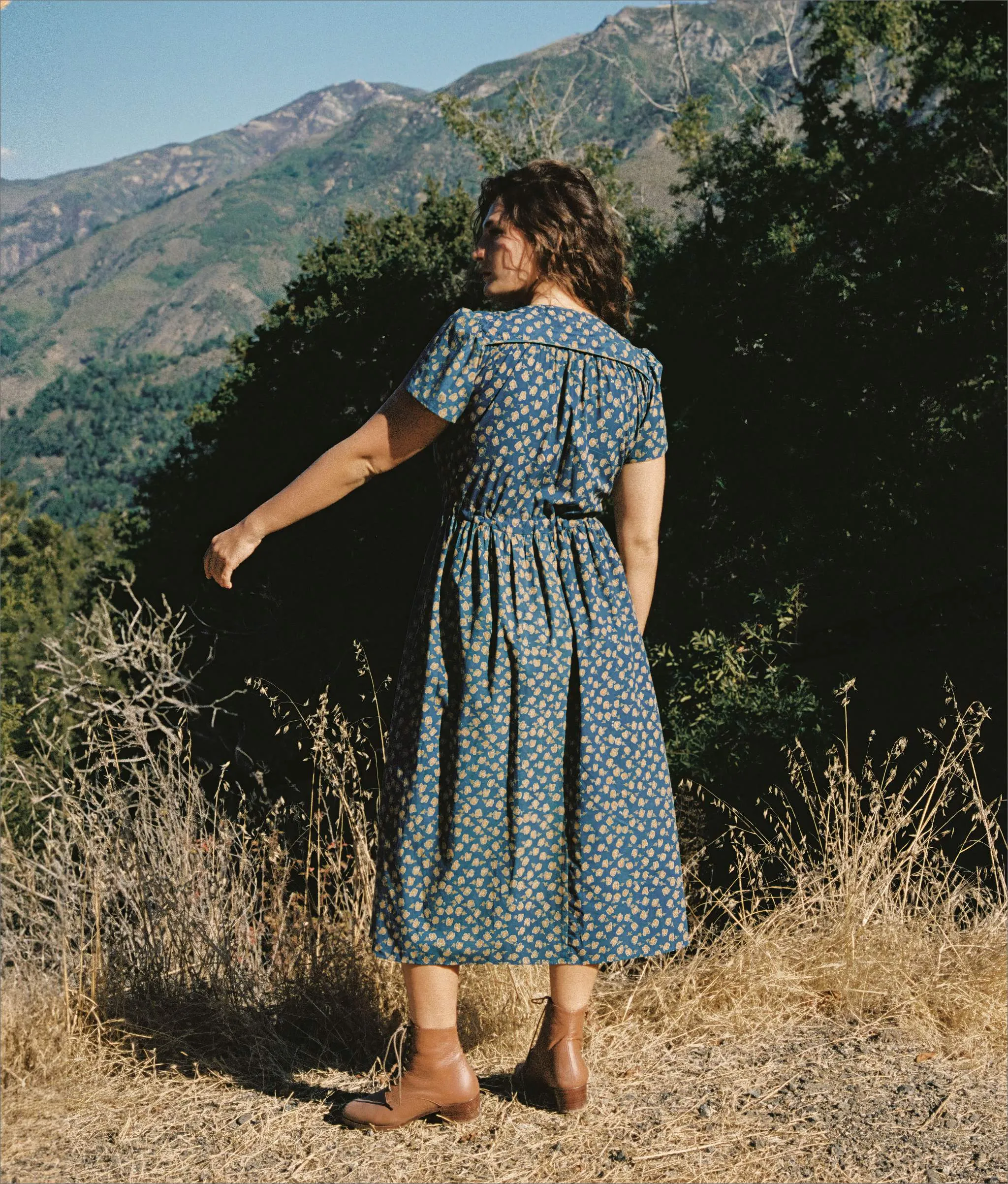 The Dawn Dress | Navy Poppy
