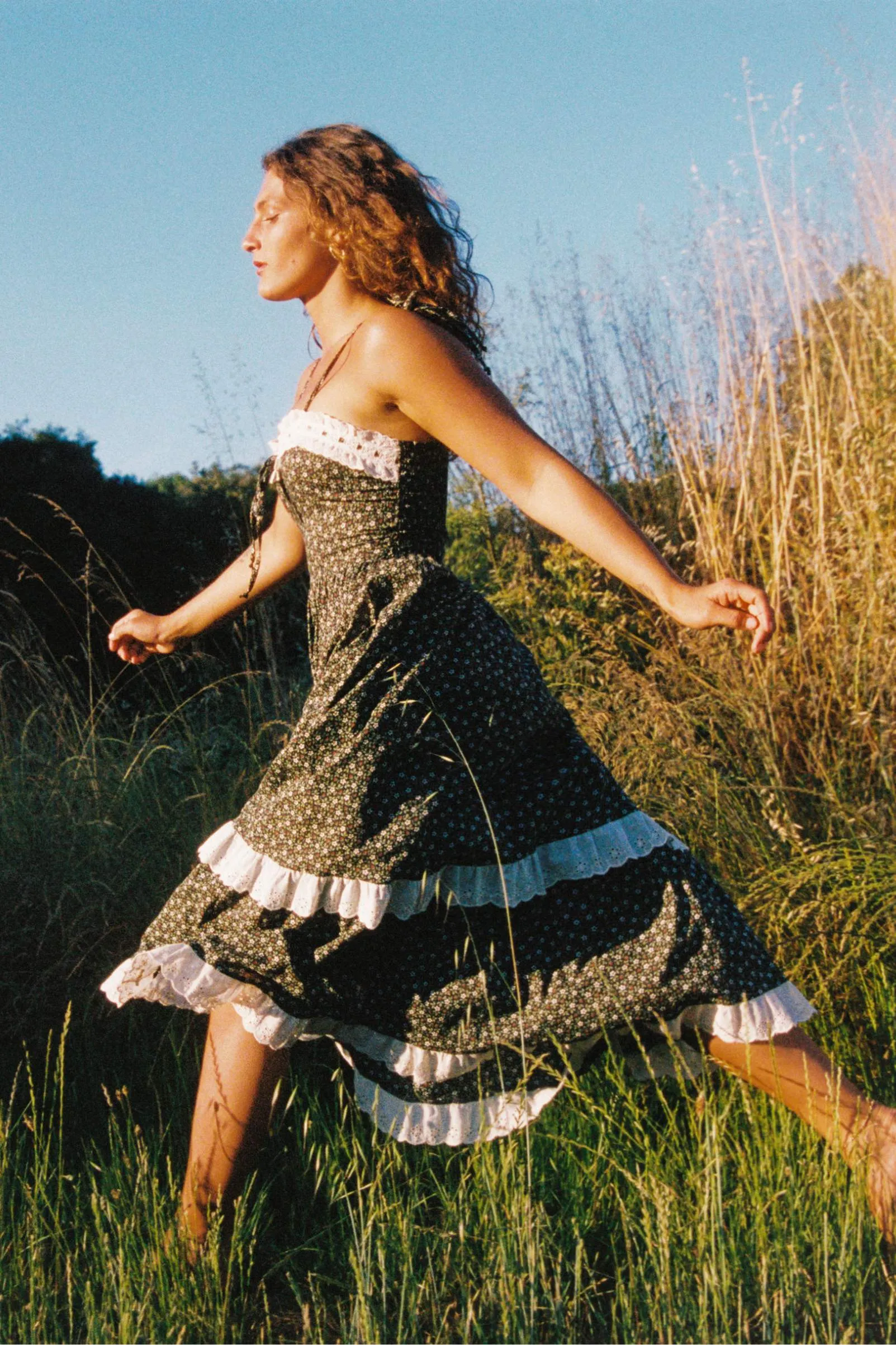 The Emma Dress | Night Strawberry