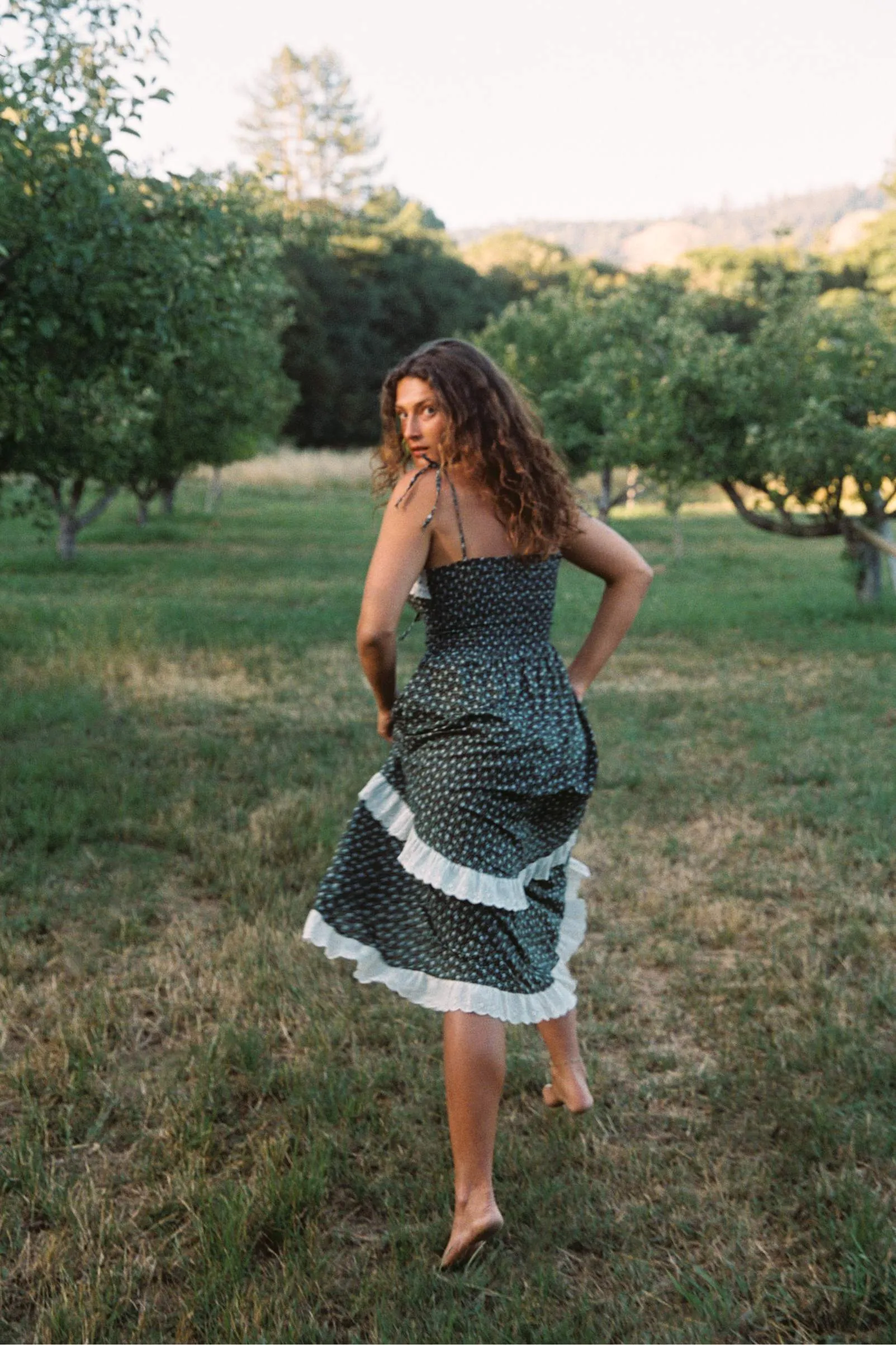 The Emma Dress | Night Strawberry
