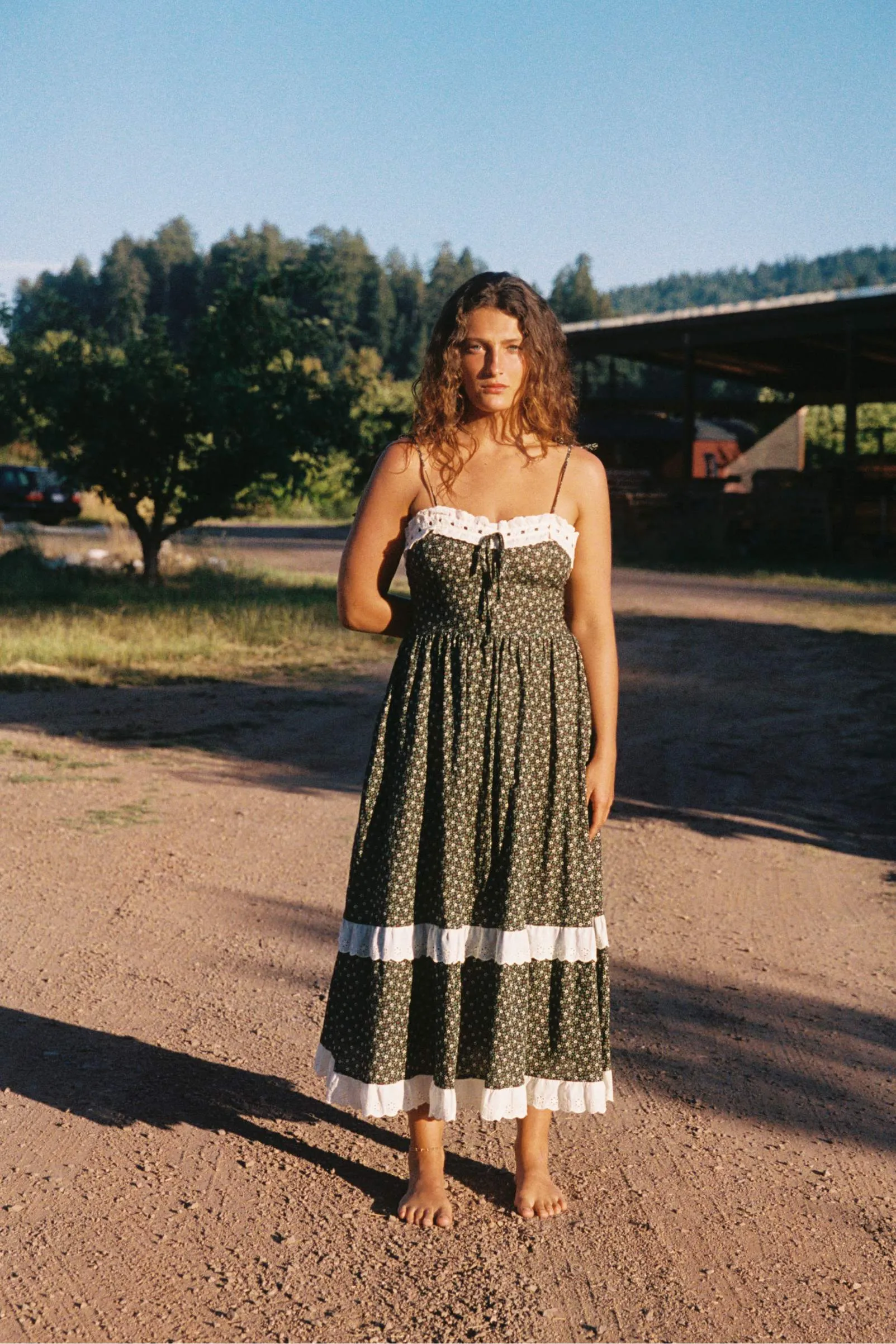 The Emma Dress | Night Strawberry