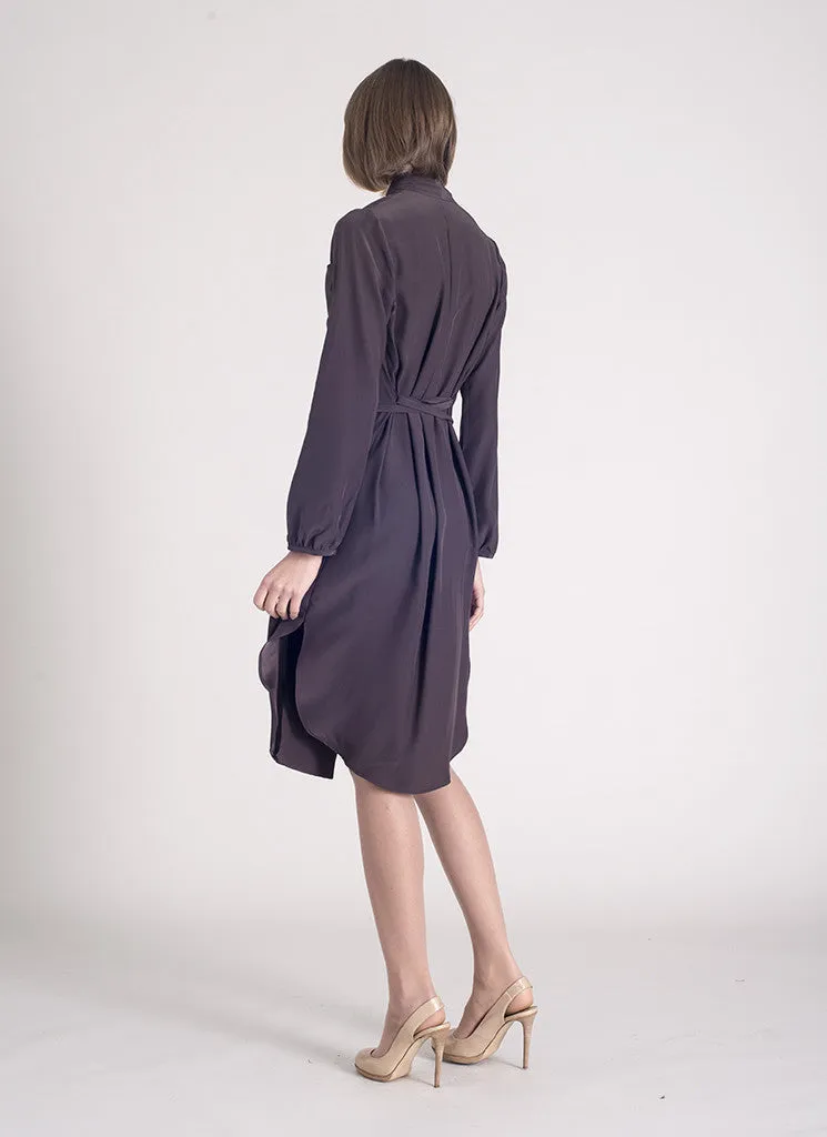 THE PARAMOUR  SILK SALE (Black Plum)