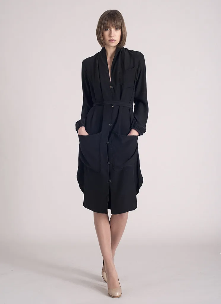 THE PARAMOUR  SILK SALE (Black Plum)