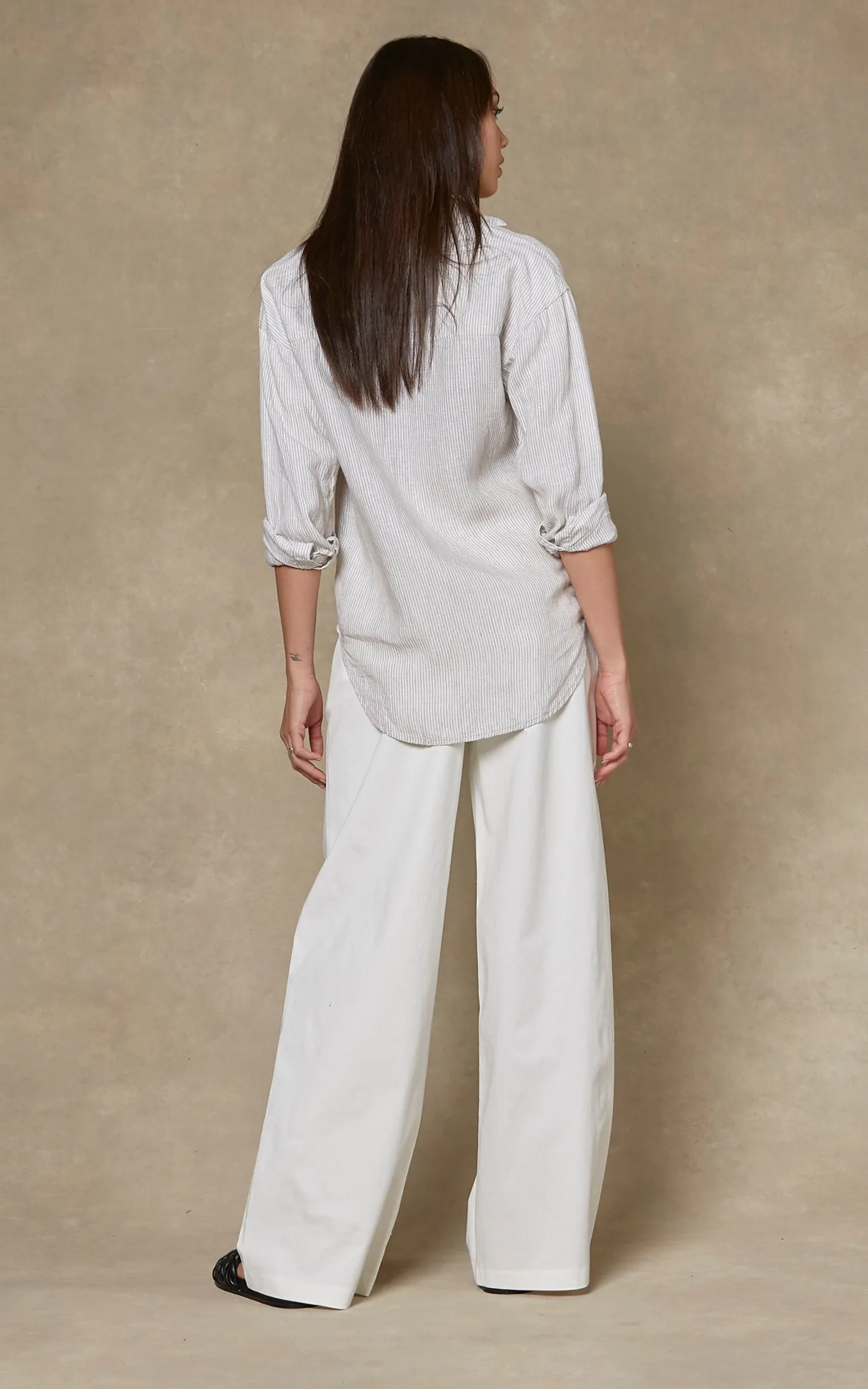 Tilbury Oatmeal Stripe Shirt