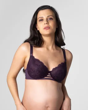 TRUE LUXE AMETHYST NURSING BRA - FLEXI UNDERWIRE
