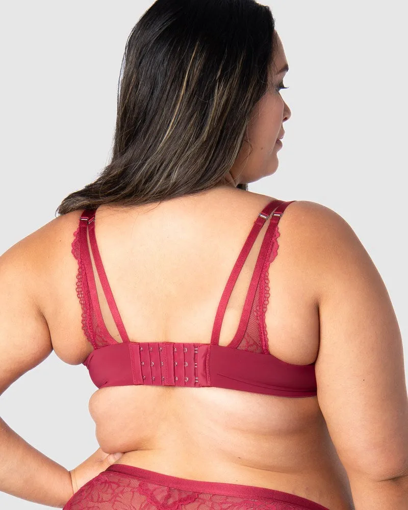 TRUE LUXE PERSIAN ROSE NURSING BRA - FLEXI UNDERWIRE
