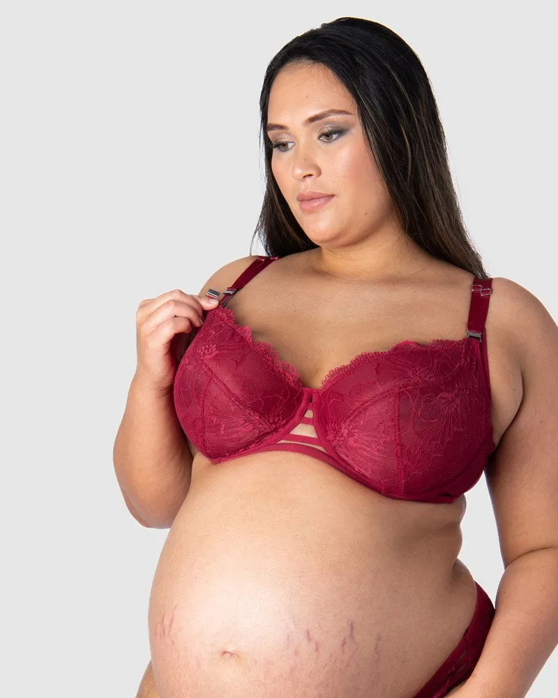 TRUE LUXE PERSIAN ROSE NURSING BRA - FLEXI UNDERWIRE