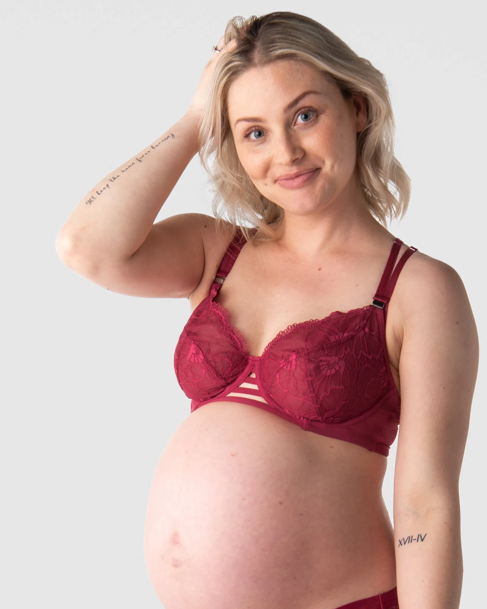 TRUE LUXE PERSIAN ROSE NURSING BRA - FLEXI UNDERWIRE