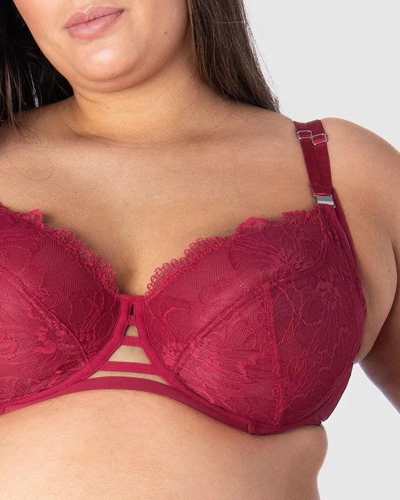 TRUE LUXE PERSIAN ROSE NURSING BRA - FLEXI UNDERWIRE